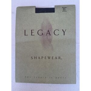 Legacy Shapewear Short Brief Size E Black Body Shaper‎ 1 Pair Pack New